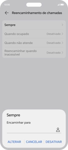 Prima DESATIVAR.