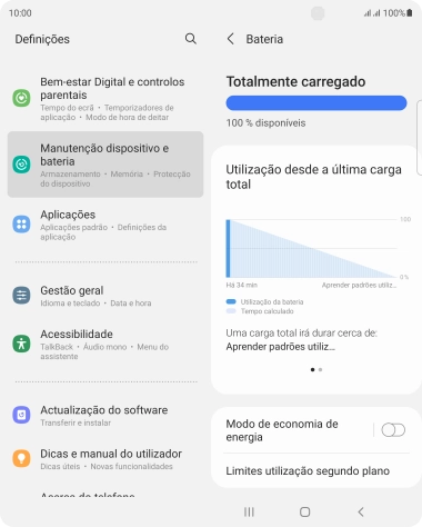 Prima Modo de economia de energia.