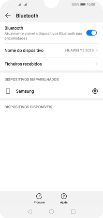Prima a tecla de início para terminar e voltar ao ecrã inicial.