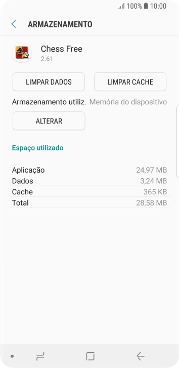 Prima LIMPAR CACHE.