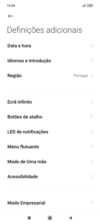 Prima Data e hora.