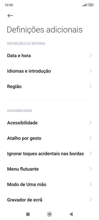 Prima Data e hora.