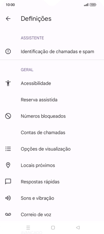 Prima Contas de chamadas.