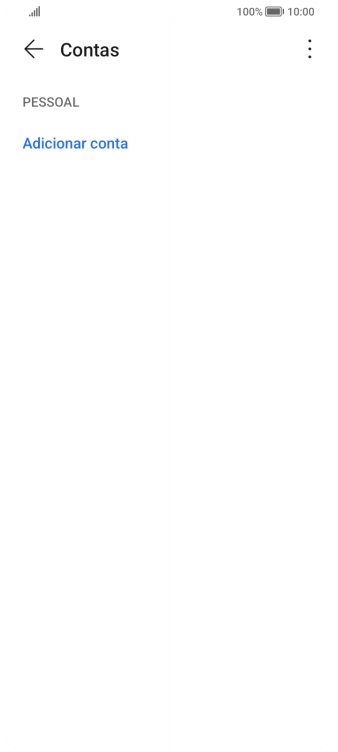 Prima Adicionar conta.