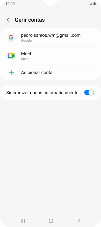 Prima a tecla de início para terminar e voltar ao ecrã inicial.