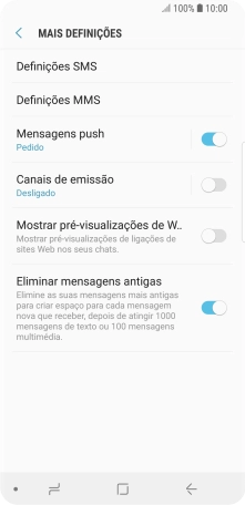 Prima Definições SMS.
