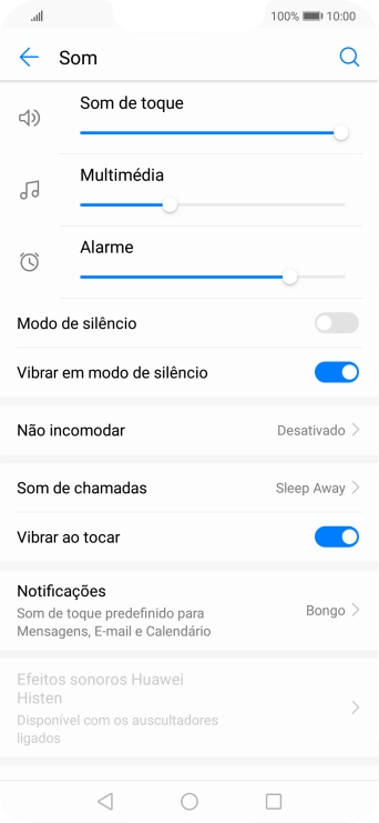 Prima a tecla de início para terminar e voltar ao ecrã inicial.