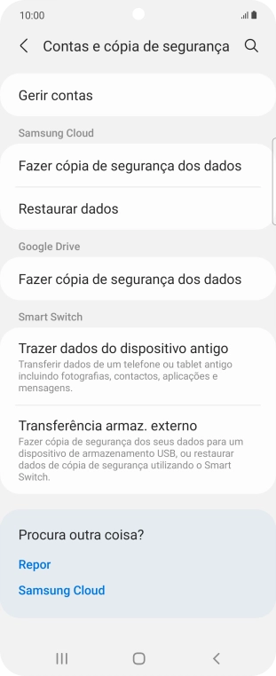 Prima Gerir contas.