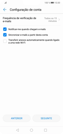 Prima a lista suspensa junto a 