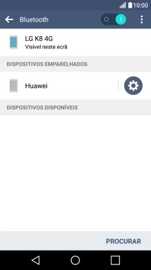 Prima a tecla de início para terminar e voltar ao ecrã inicial.