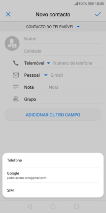 Prima Número de telefone.