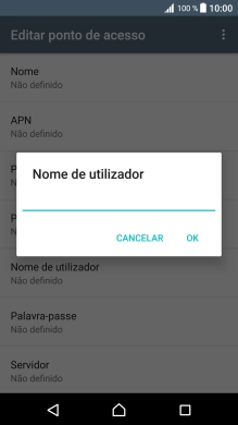 Introduza vas e prima OK.