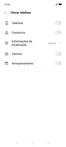 Prima a lista suspensa junto a 