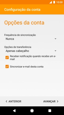 Prima a lista suspensa sob 