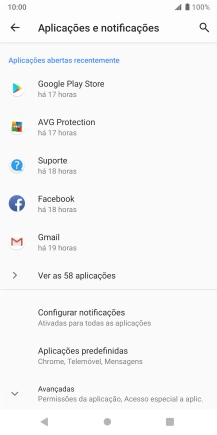 Prima Ver as ‹› aplicações.