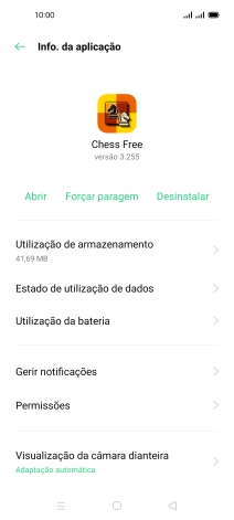 Prima Utilização de armazenamento.