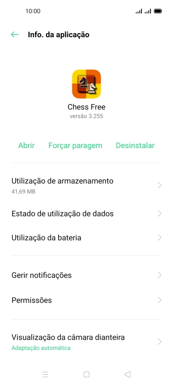 Prima Utilização de armazenamento.