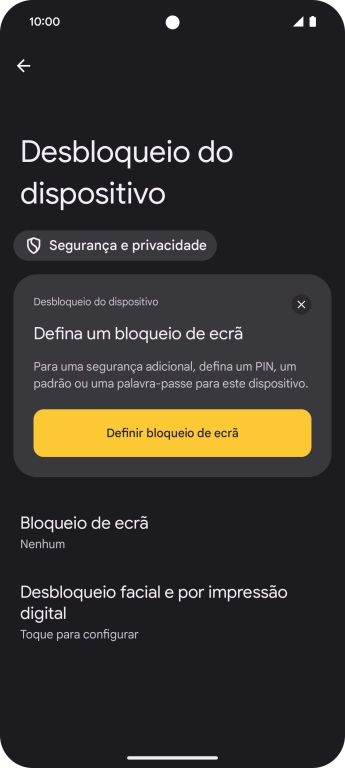 Para voltar ao ecrã inicial, deslize o dedo de baixo para cima a partir da base do ecrã.