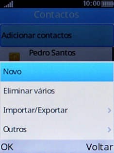 Escolha Importar/Exportar.