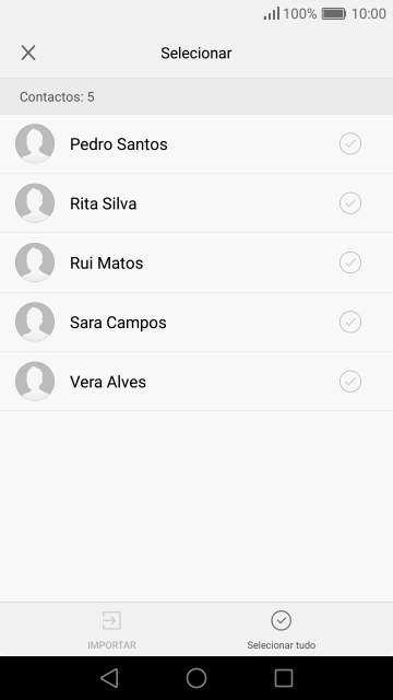 Prima Selecionar tudo.