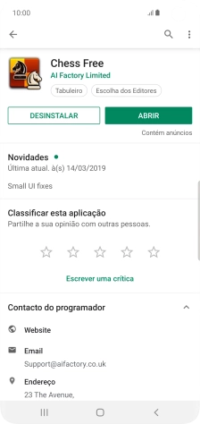 Prima DESINSTALAR.