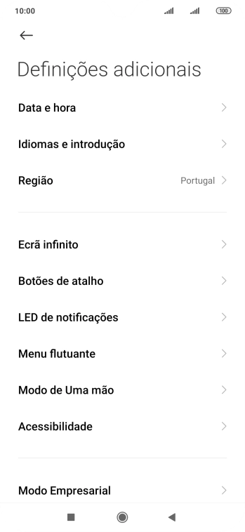 Prima Data e hora.