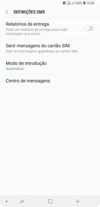 Prima Centro de mensagens.