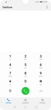 Prima o ícone de menu.