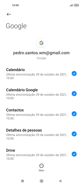 Prima a tecla de início para terminar e voltar ao ecrã inicial.