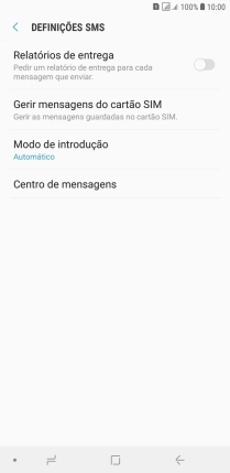 Prima Centro de mensagens.