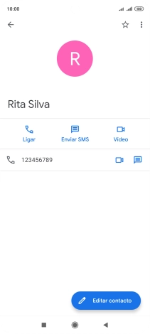 Prima o número pretendido.