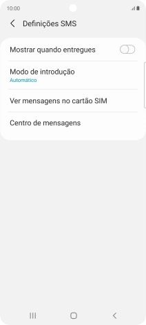 Prima Centro de mensagens.