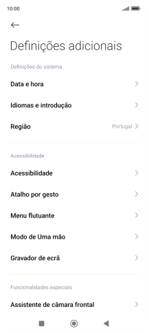 Prima Data e hora.