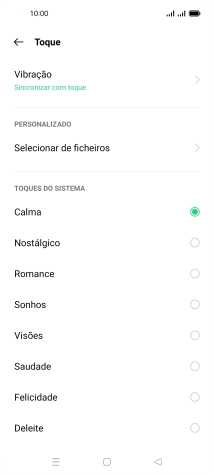 Prima Selecionar de ficheiros.