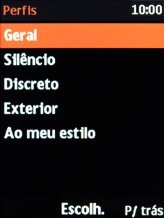 Escolha Silêncio.
