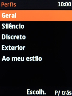 Escolha Silêncio.