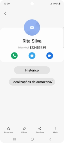 Prima a tecla de início para terminar e voltar ao ecrã inicial.