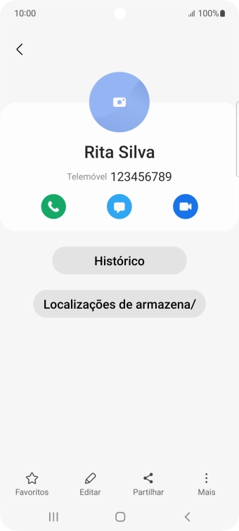 Prima a tecla de início para terminar e voltar ao ecrã inicial.