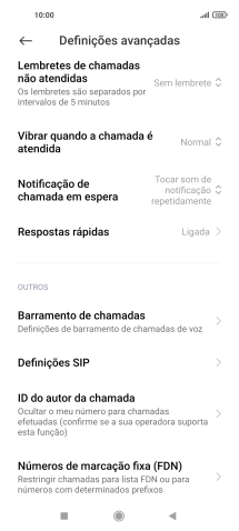 Prima Números de marcação fixa (FDN).