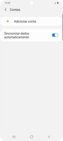 Prima Adicionar conta.