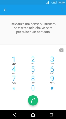 Prima a tecla de início para terminar e voltar ao ecrã inicial.