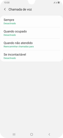 Prima a tecla de início para terminar e voltar ao ecrã inicial.