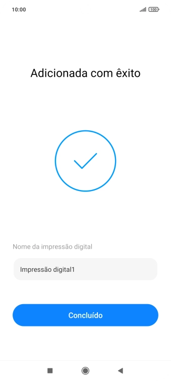 Prima Concluído.