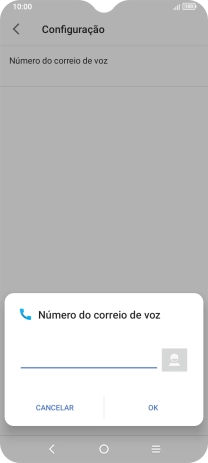 Introduza 123 e prima OK.