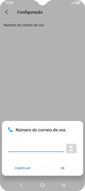 Introduza 123 e prima OK.
