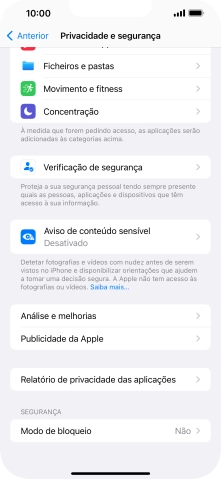 Prima Relatório de privacidade das aplicações.