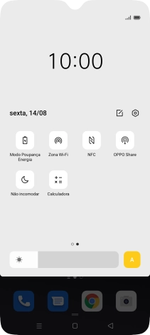 Prima Modo Poupança Energia para ativar a função.