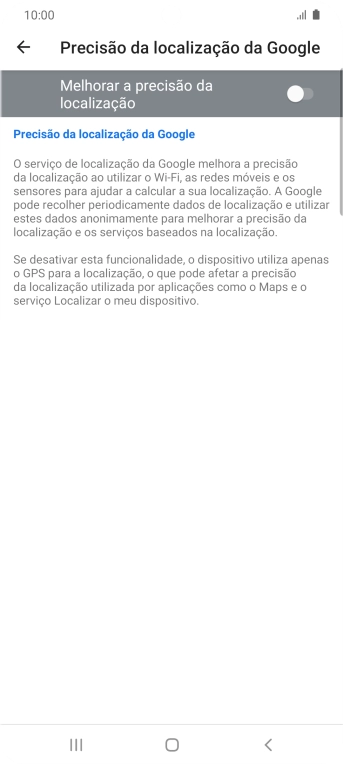 Se premir o indicador junto a 
