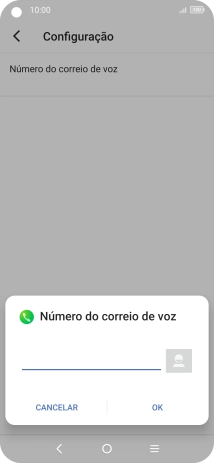 Introduza 123 e prima OK.