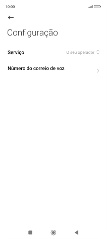 Prima Número do correio de voz.
